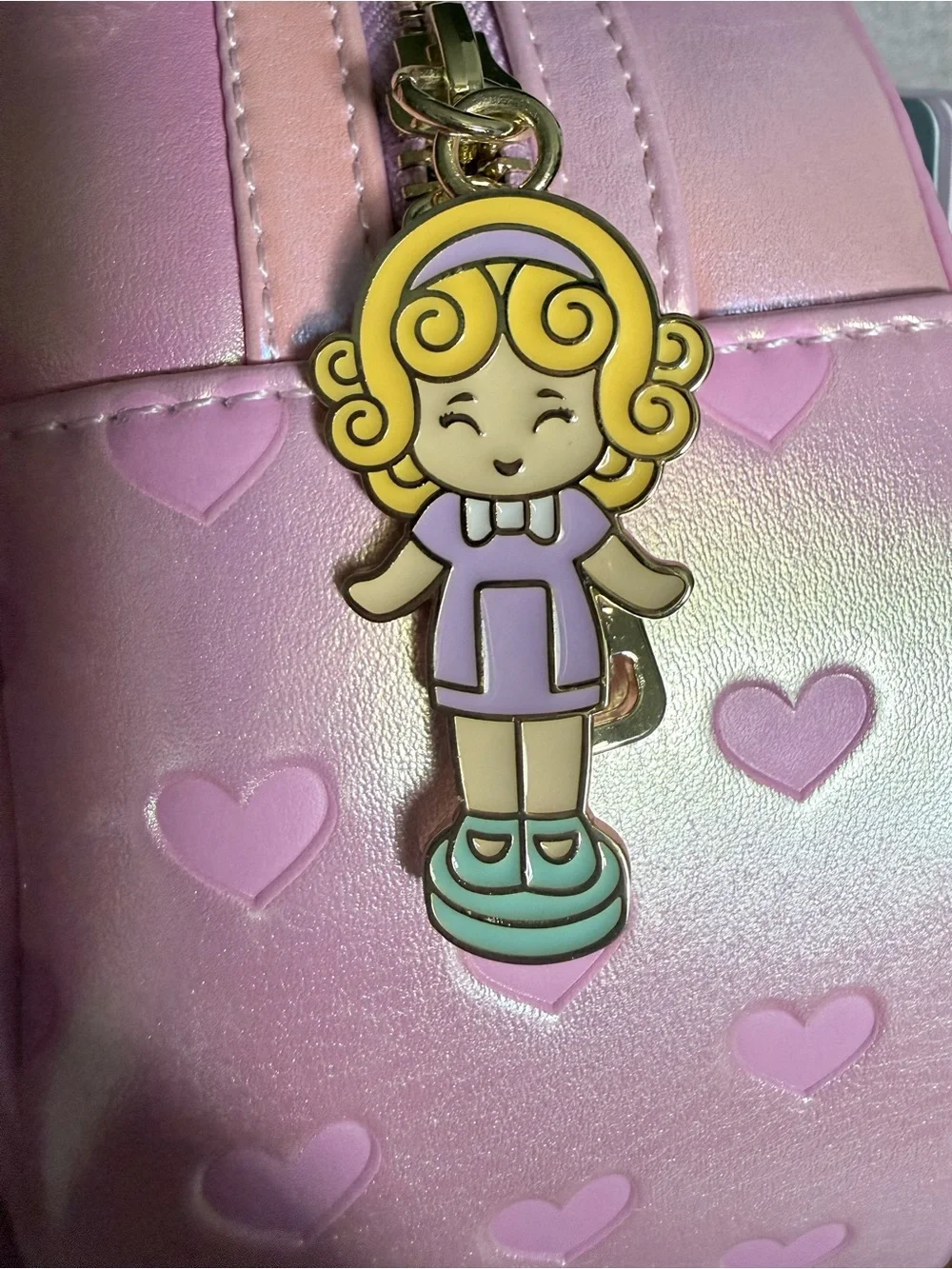 Loungefly Polly Pocket Compact Playset Figural Backpack NWT